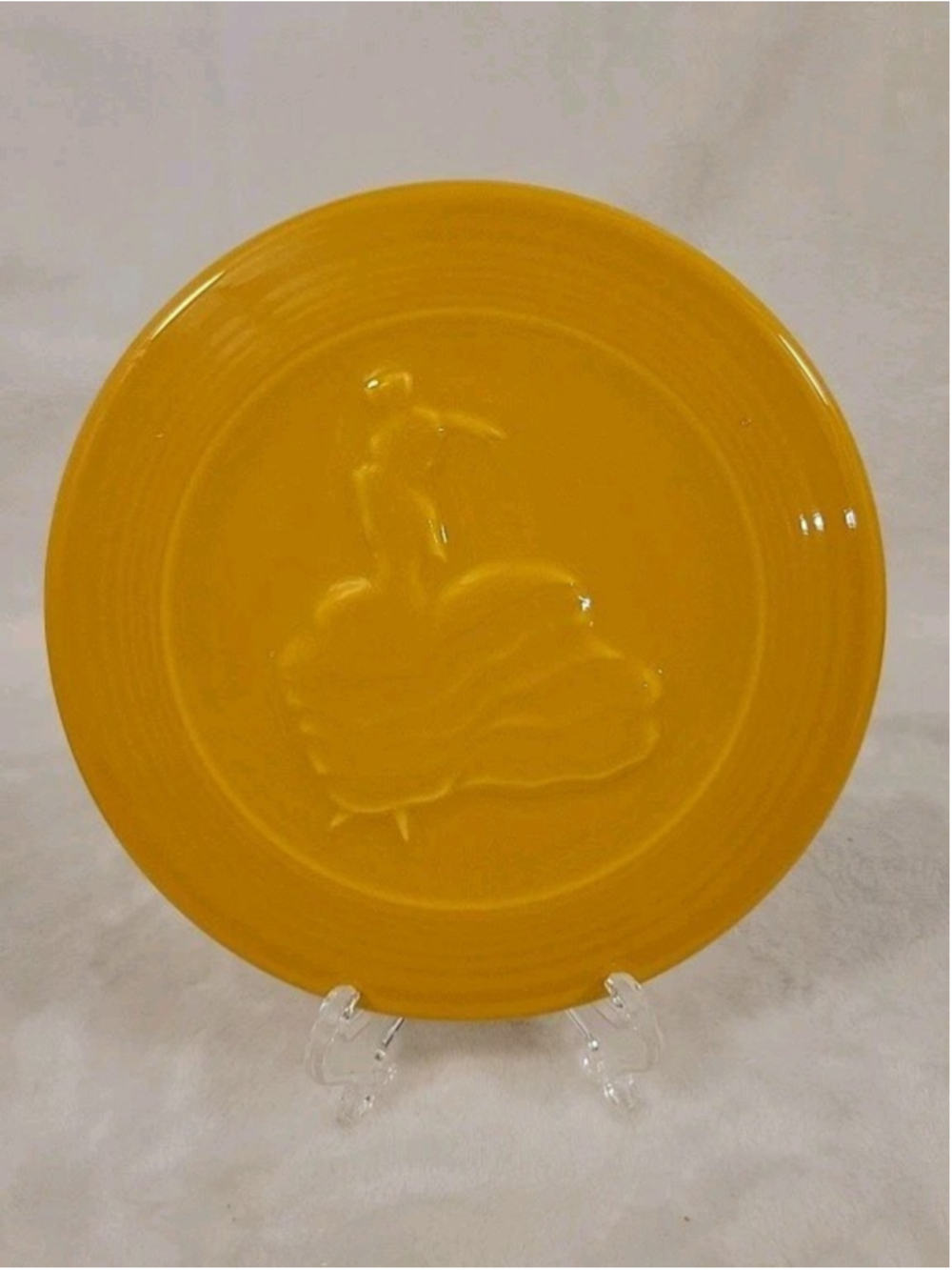 Fiesta Trivet Marigold Dancing Lady Hot Plate Excellent New Beautiful VHTF NEW